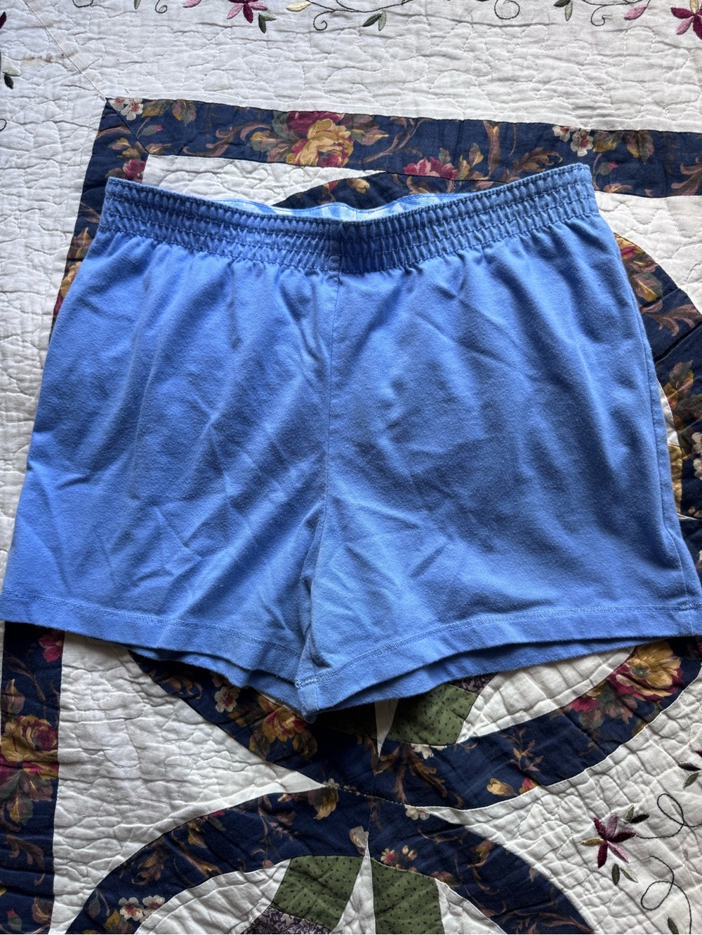 wonder nation Light Blue Athletic Elastic-Waist Women’s Shorts